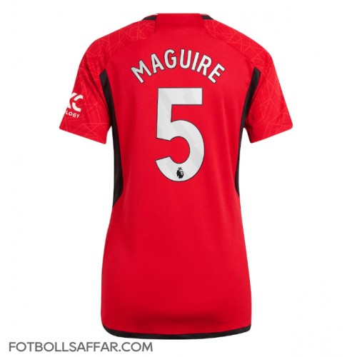 Manchester United Harry Maguire #5 Hemmatröja Dam 2023-24 Kortärmad